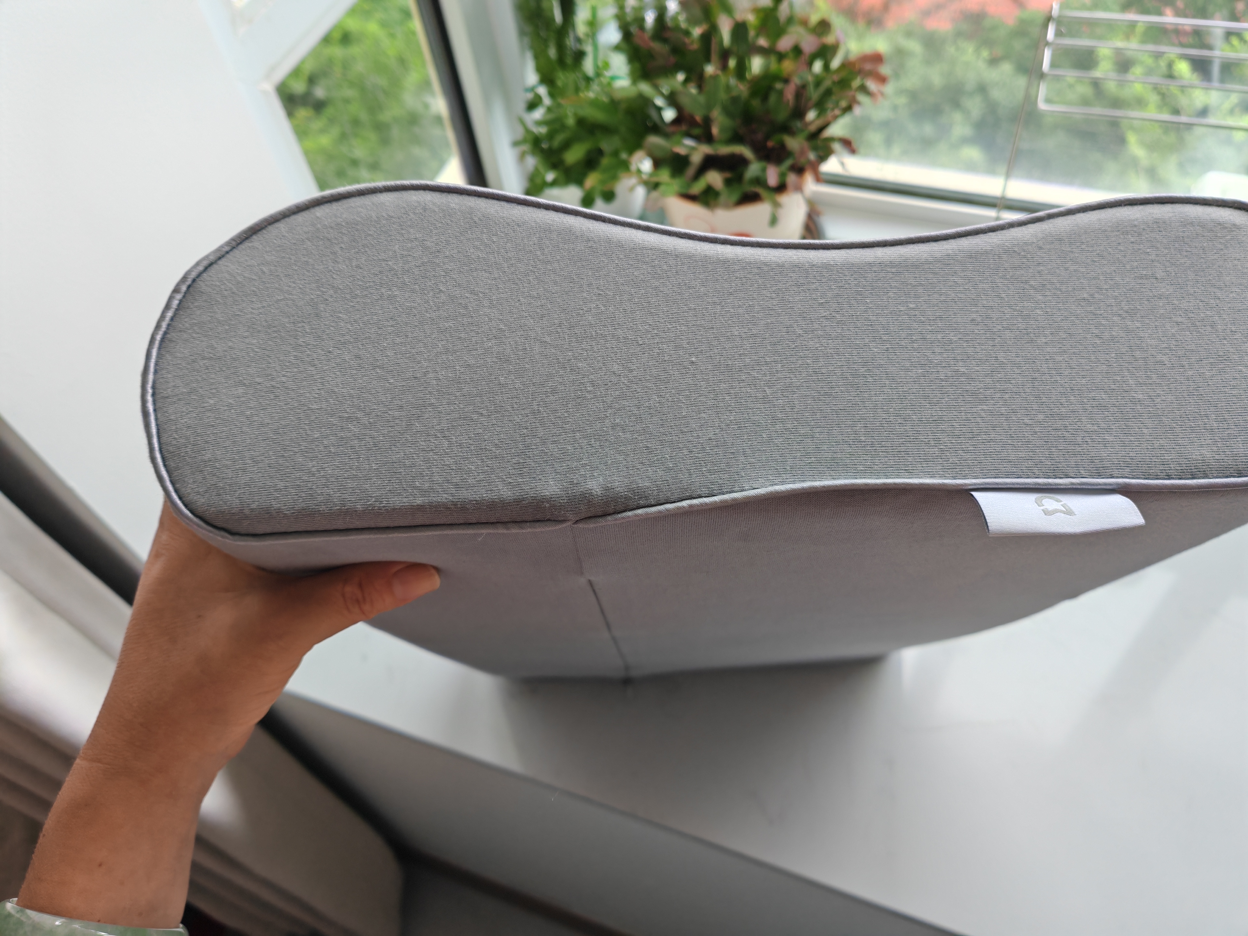 米家记忆绵护颈枕 Pro非温感40D记忆棉内外AAA级抗菌枕头成人用睡眠枕 实拍图