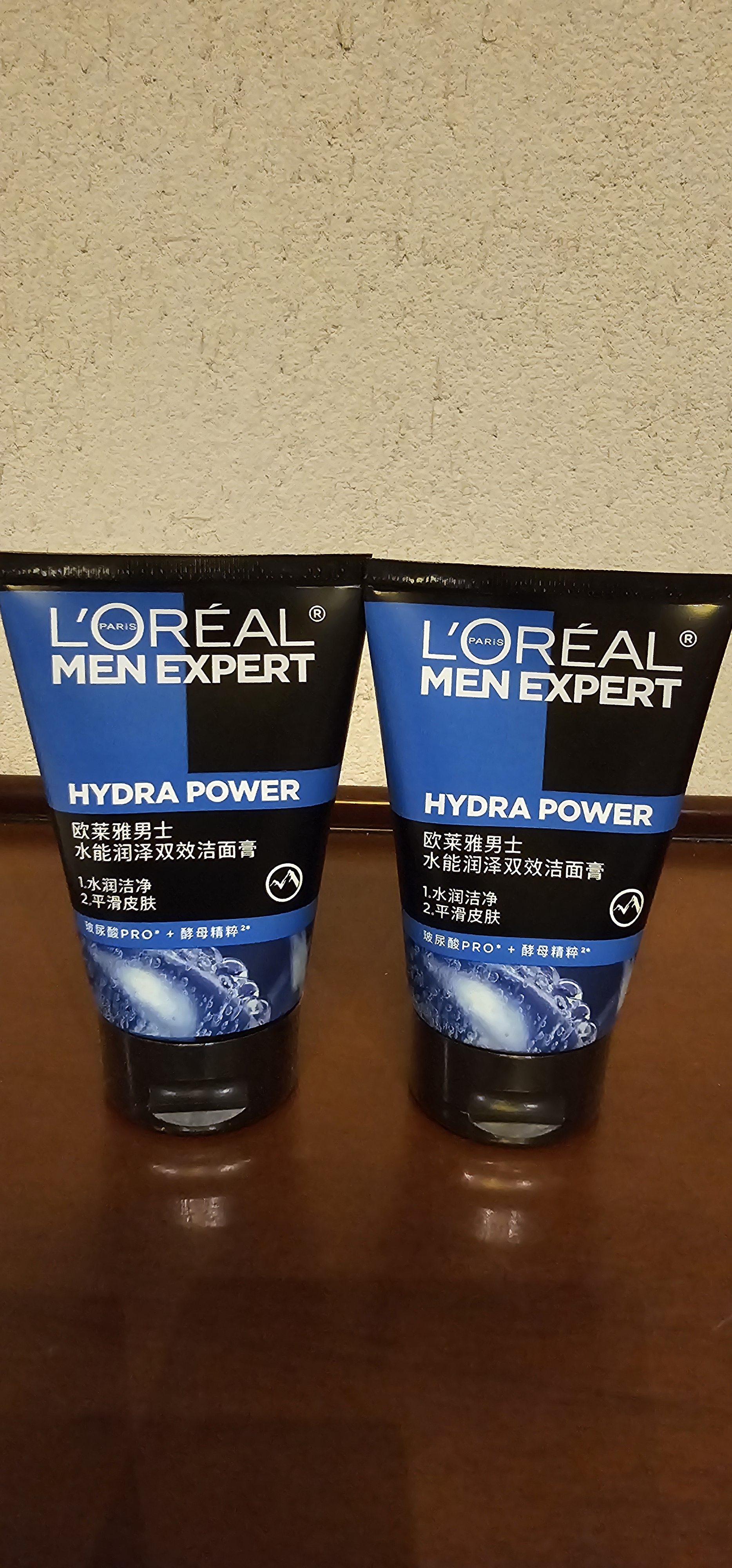欧莱雅男士专用水能洗面奶洁面膏乳100ml控油去角质护肤品男生礼物 实拍图