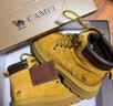 骆驼（CAMEL）山丘经典大黄靴反绒马丁靴户外工装靴 L23W076065 土黄 38 实拍图