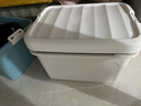 京东京造衣物收纳箱大号整理箱塑料玩具收纳车载后备箱储物箱75L蓝色 实拍图