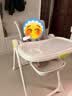 babycare宝宝餐椅6个月以上吃饭可折叠儿童座椅可移动婴儿成长椅 贝壳白 实拍图