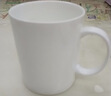 景顺景德镇陶瓷杯骨瓷简约水杯子纯白色茶杯定制LOGO马克水杯 平盖杯（350ml） 实拍图