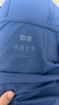 优衣库AIRism高弹力防紫外线拉链连帽开衫女装实测UPF100+483281 66 蓝色 L 实拍图