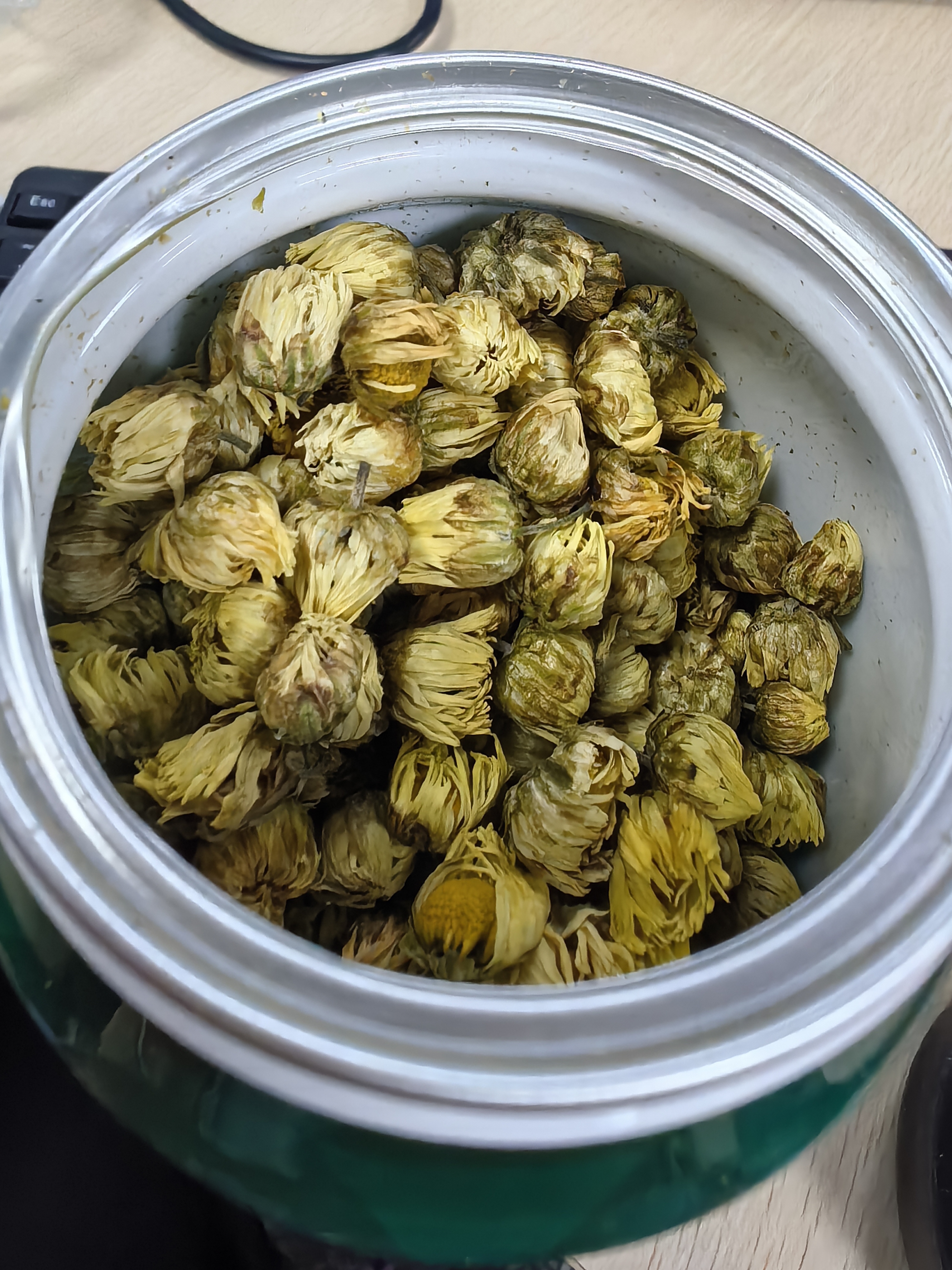 同仁堂品牌 北京同仁堂菊花茶100克 桐乡原产胎菊可搭枸杞玫瑰花化橘红 实拍图