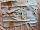 缤丽猫 婴儿连体衣夏季宝宝新生儿衣服纯棉短袖哈衣爬服空调服薄款夏装 短袖连体衣-拼接咖色 73cm 实拍图