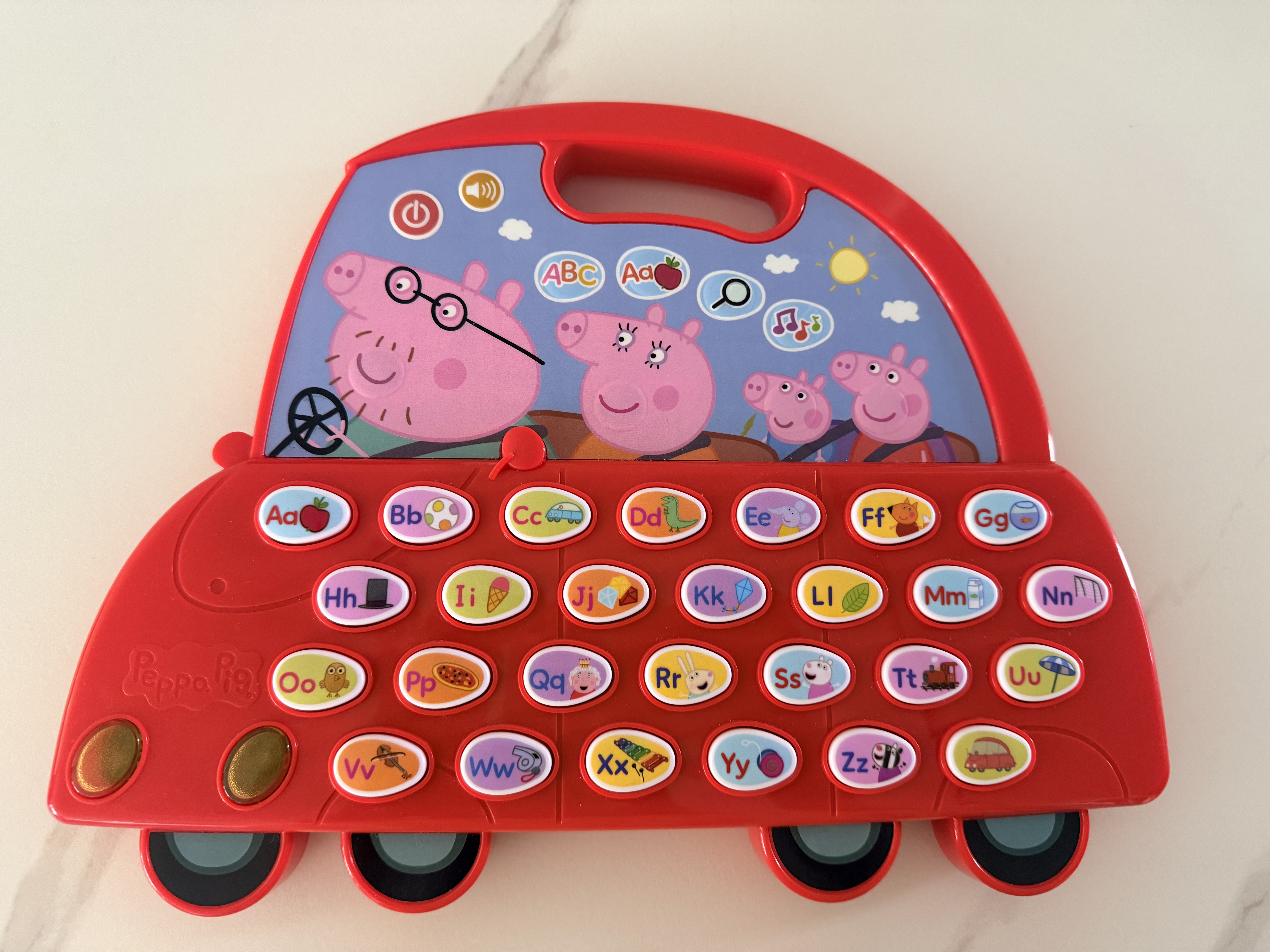 伟易达（Vtech）儿童玩具小猪佩奇字母小汽车早教双语学习宝宝男孩女孩生日礼物 实拍图