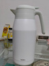 膳魔师（THERMOS） 保温壶家用大容量办公热水瓶暖壶2L男女不锈钢真空水壶 THS/THX THS-2000清新白绿 2L 实拍图