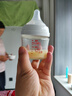 贝亲（Pigeon）玻璃奶瓶宽口径防胀气160ml S号奶嘴 1月+ AA186  实拍图