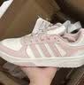 adidas COURTBEAT场下休闲篮球风板鞋男女阿迪达斯官方轻运动   白色/沙棕粉   38 实拍图