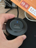 绿联 USB分线器2.0 4口HUB扩展坞集线器 笔记本台式电脑一拖四转换器多接口延长线带供电口 黑1米 实拍图