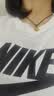 耐克(NIKE)春夏女短袖T恤 纯棉 运动休闲 修身显瘦 DX7907-100 白色M 实拍图