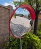 巨成 室外广角镜 道路交通弯道转角凸面反光镜 安全转角镜 室外100cm 含安装件（不含立柱） 一套价 实拍图