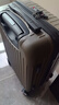 梵地亚行李箱男小型拉杆箱女旅行箱可登机箱包密码箱皮箱子20英寸咖啡色 实拍图
