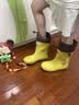 Kocotreekk树儿童雨鞋防滑轻便男女孩长筒靴宝宝雨靴小学生上学专用水鞋 实拍图
