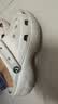 卡骆驰（CROCS）贝雅卡骆班洞洞鞋|205089 白/深蓝-126   37 /38(230mm)   实拍图