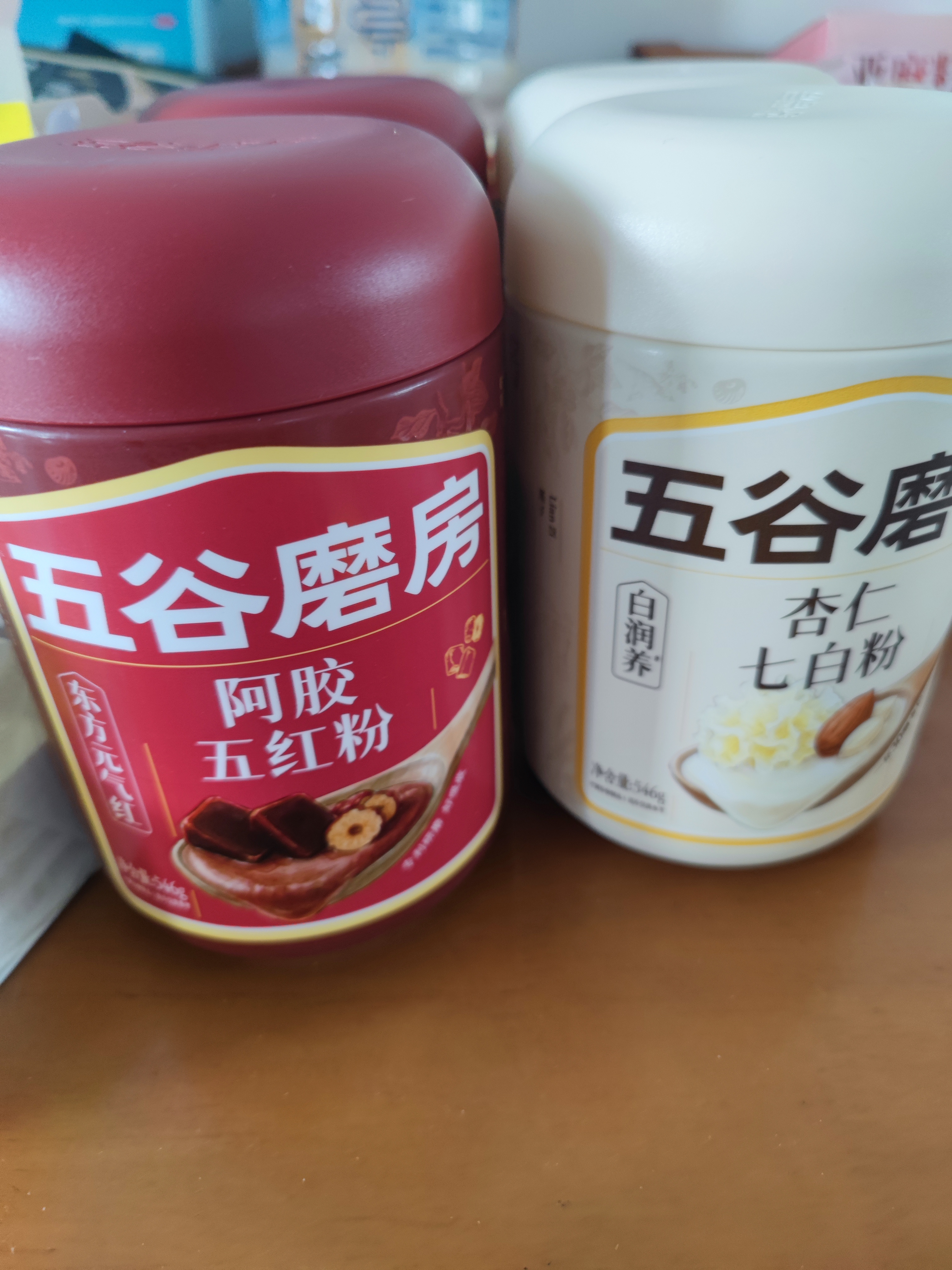 五谷磨房阿胶五红粉桃花颜红枣阿胶粉即食早餐冲饮代餐粉546g 实拍图