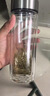 京东京造双层加厚玻璃杯 无铅高硼硅带茶隔水杯304茶隔泡茶杯男士360mL 实拍图