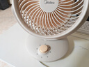 美的（Midea）【小型风扇】轻音台式桌面空气循环扇家用柔风电风扇宿舍办公迷你台扇落地扇空调伴侣 GAF18AD 实拍图