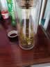 京东京造双层加厚玻璃杯 无铅高硼硅带茶隔水杯304茶隔泡茶杯男士360mL 实拍图