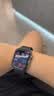 Apple/苹果WatchS11智能手表GPS+蜂窝款42毫米深空灰色铝金属表壳黑色运动型表带S/M-联通补贴 实拍图