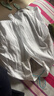 MUJI 女式 汉麻水洗衬衫领长袖衬衫女士女装衬衣外套内搭上衣女款春夏 白色 L （165/88A） 实拍图