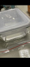 GLASSLOCK进口钢化玻璃保鲜盒上班族带饭微波炉加热便当盒大容量饭盒1100ml 实拍图
