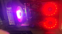 宁美 定制 N系列 台式电脑机箱风扇 主机散热风扇 LED 炫光 12CM 静音 降温 /单拍不发货/搭配主机下单 宁美N3魔环 红灯 实拍图