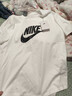 耐克(NIKE)春夏女短袖T恤 纯棉 运动休闲 修身显瘦 DX7907-100 白色XL 实拍图