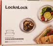 乐扣乐扣（LOCK&LOCK）耐热玻璃保鲜盒微波炉饭盒上班族学生便当盒带气孔餐盒紫色六件套 实拍图