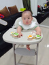 karmababy卡曼守护宝宝餐椅成长椅儿童婴儿餐桌椅家用多功能折叠吃饭学坐椅 【奢享款】水墨灰5件套（全新升级万向轮+安全带） 实拍图