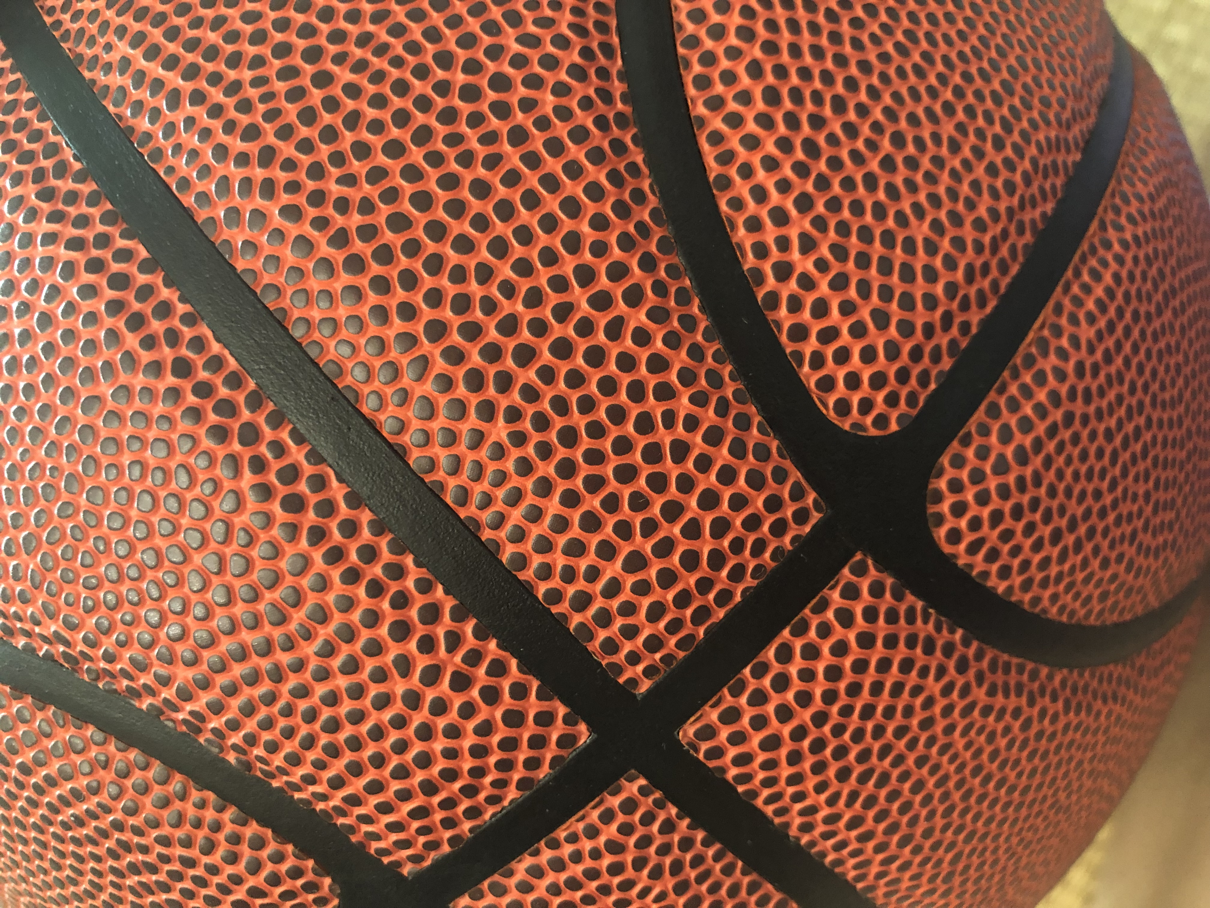 安德玛（Under Armour）篮球6号女子比赛室内外训练防滑耐磨PU儿童青少年标准生六号蓝球 实拍图