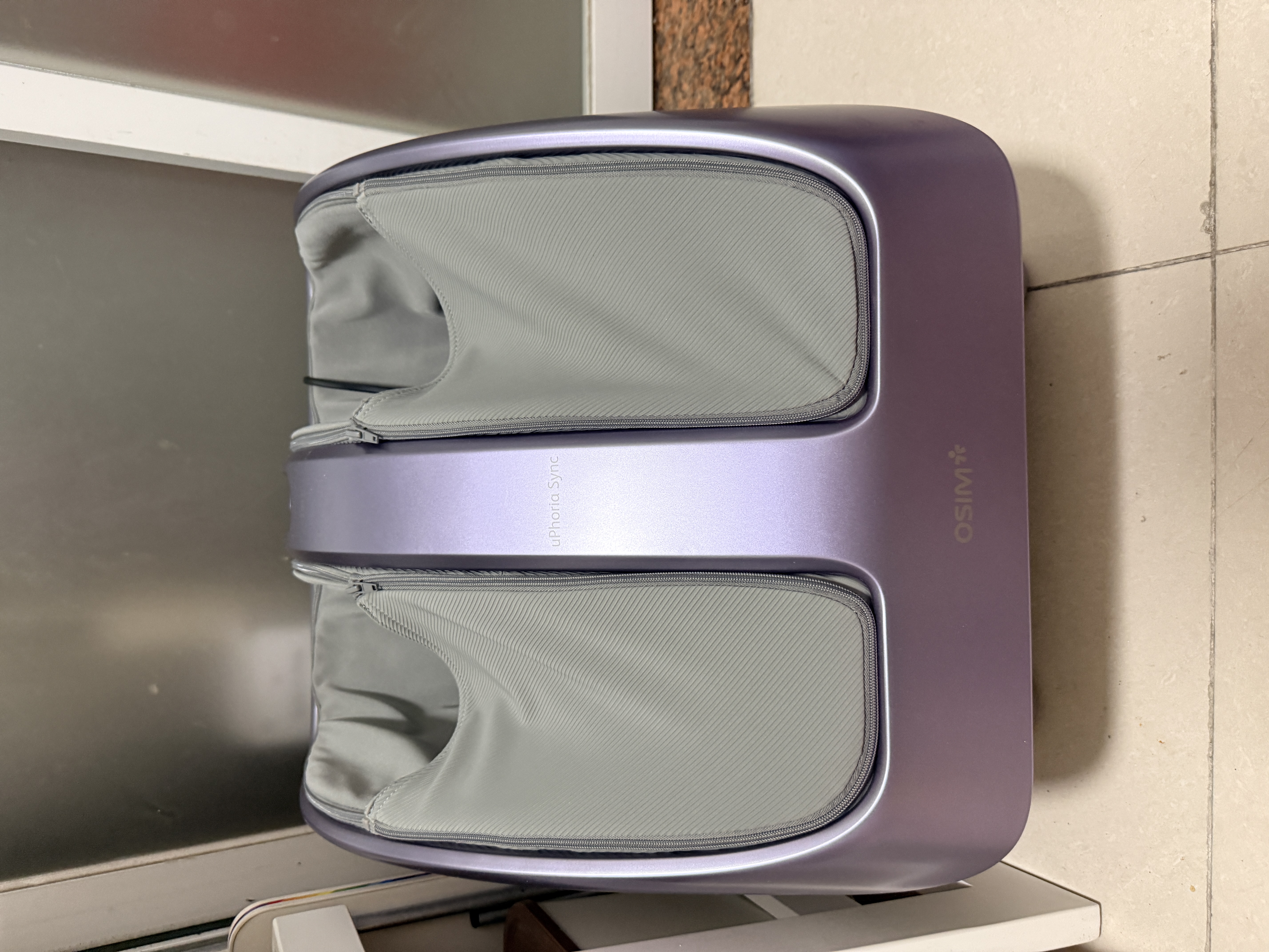 傲胜（OSIM）足疗机腿部足部按摩器三经推拿揉捏加热足底智能按摩仪 OS-3233紫罗兰色 生日礼物实用送父母 实拍图