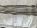 金号新疆棉浴巾A类纯棉吸水情侣运动洗澡巾 单条装140*72cm 320g 白色 实拍图