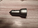 绿联车载充电器 汽车点烟器转换器一拖二车充50w双PD快充头 适用苹果17华为小米 实拍图