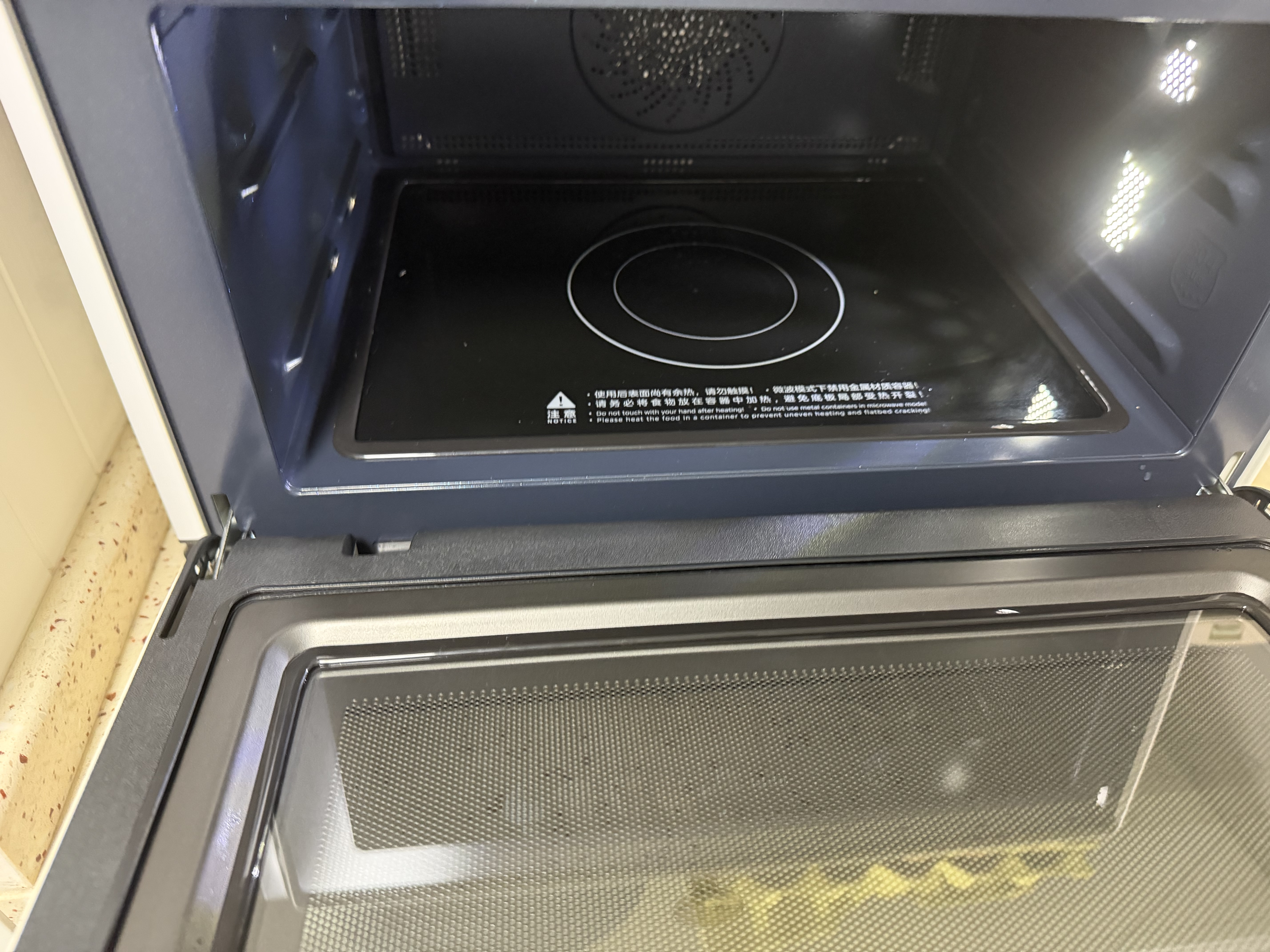 美的（Midea）寻味pro2.0微蒸烤炸炖一体机家用台嵌入式平板微波炉空气炸蒸烤箱陶瓷内胆G3E Pro(支持鸿蒙智联) 实拍图