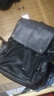 WILLIAMPOLO保罗POLO双肩包男士学生书包大容量PU软皮背包出差旅行通勤电脑包 POLO197163-黑色 实拍图