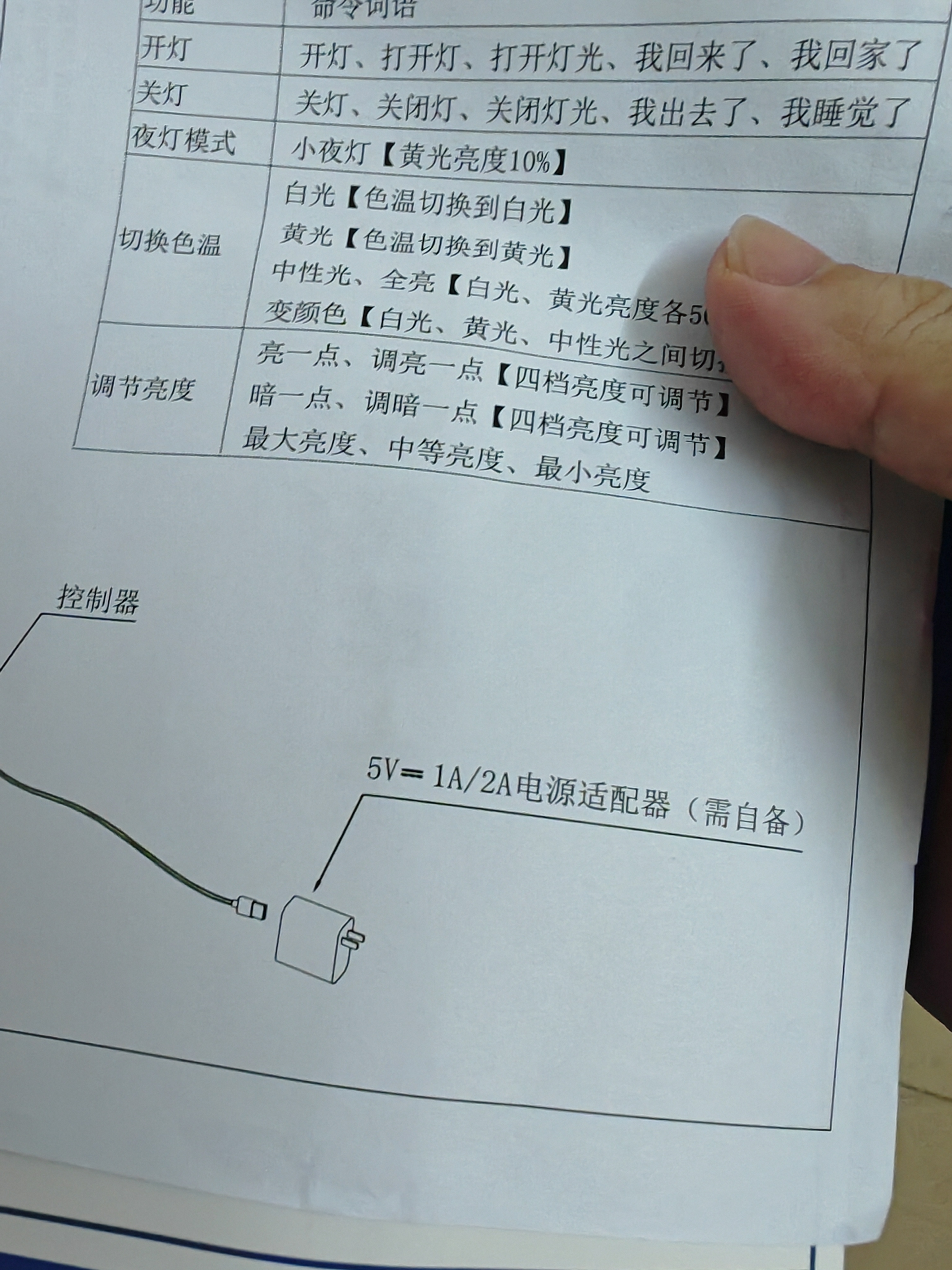 惠普普瑞护眼语音控制三色立式落地氛围灯卧室床头灯护眼阅读灯 实拍图