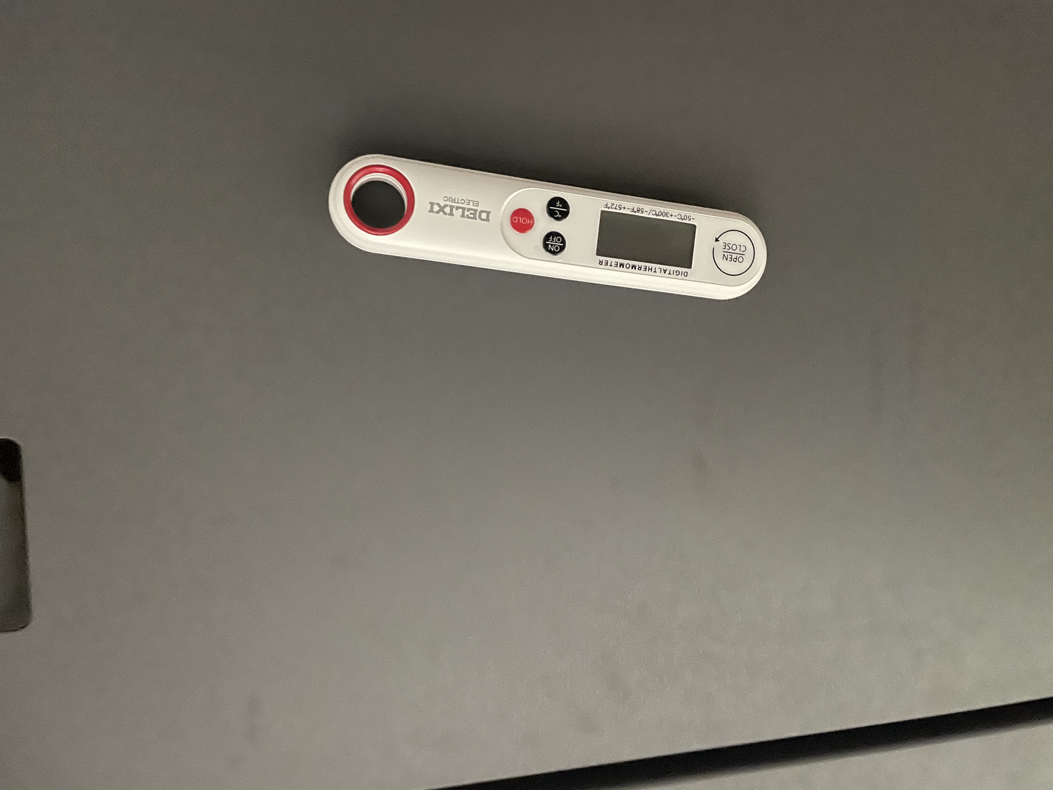 德力西电气（DELIXI ELECTRIC）探针式折叠温度计厨房烘焙水温奶温电子高精度充电式食品温度计 实拍图
