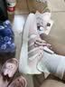 adidas COURTBEAT场下休闲篮球风板鞋男女阿迪达斯官方轻运动   白色/沙棕粉   36.5 实拍图