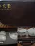 讲茗堂鎏999银茶具整套装百福陶瓷送礼品物长辈领导高档退休乔迁升职男 百福银套装-次日达-3头 实拍图