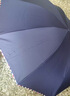 天堂伞 加大雨伞三折 经典商务伞格纹10骨加大雨伞男女 藏青 实拍图