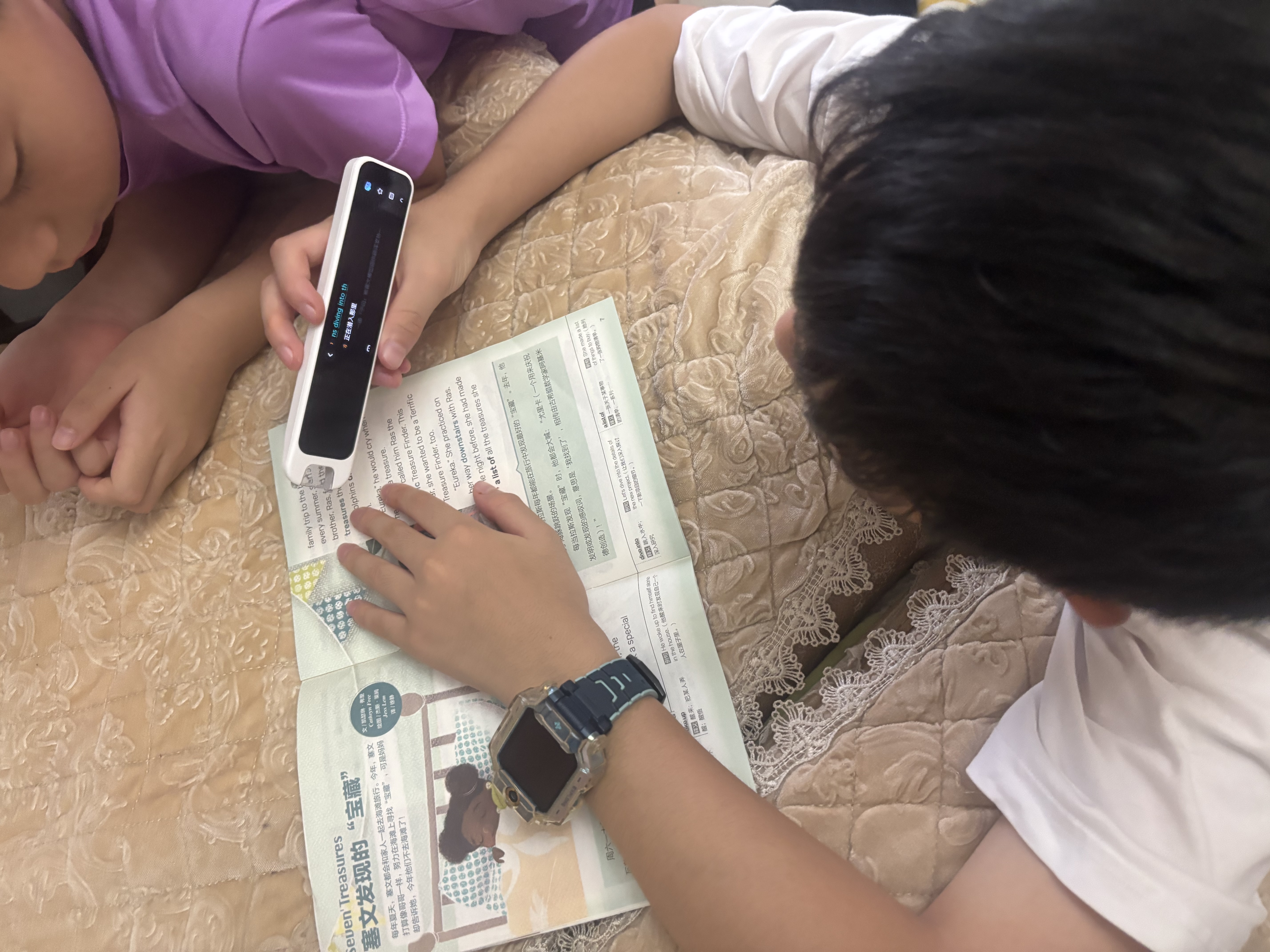 有道词典笔A7英语点读笔小学初中高中新课标教材同步扫描学习笔神器电子词典翻译笔单词笔点读机学习机 实拍图