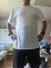 班尼路（Baleno）冰丝短袖男夏季薄款透气男士t恤休闲网眼速干运动五分半袖上衣潮 实拍图