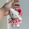 Hello Kitty三丽鸥毛绒玩具布娃娃玩偶钥匙扣生日礼物送女生 凯蒂猫背包挂件 实拍图