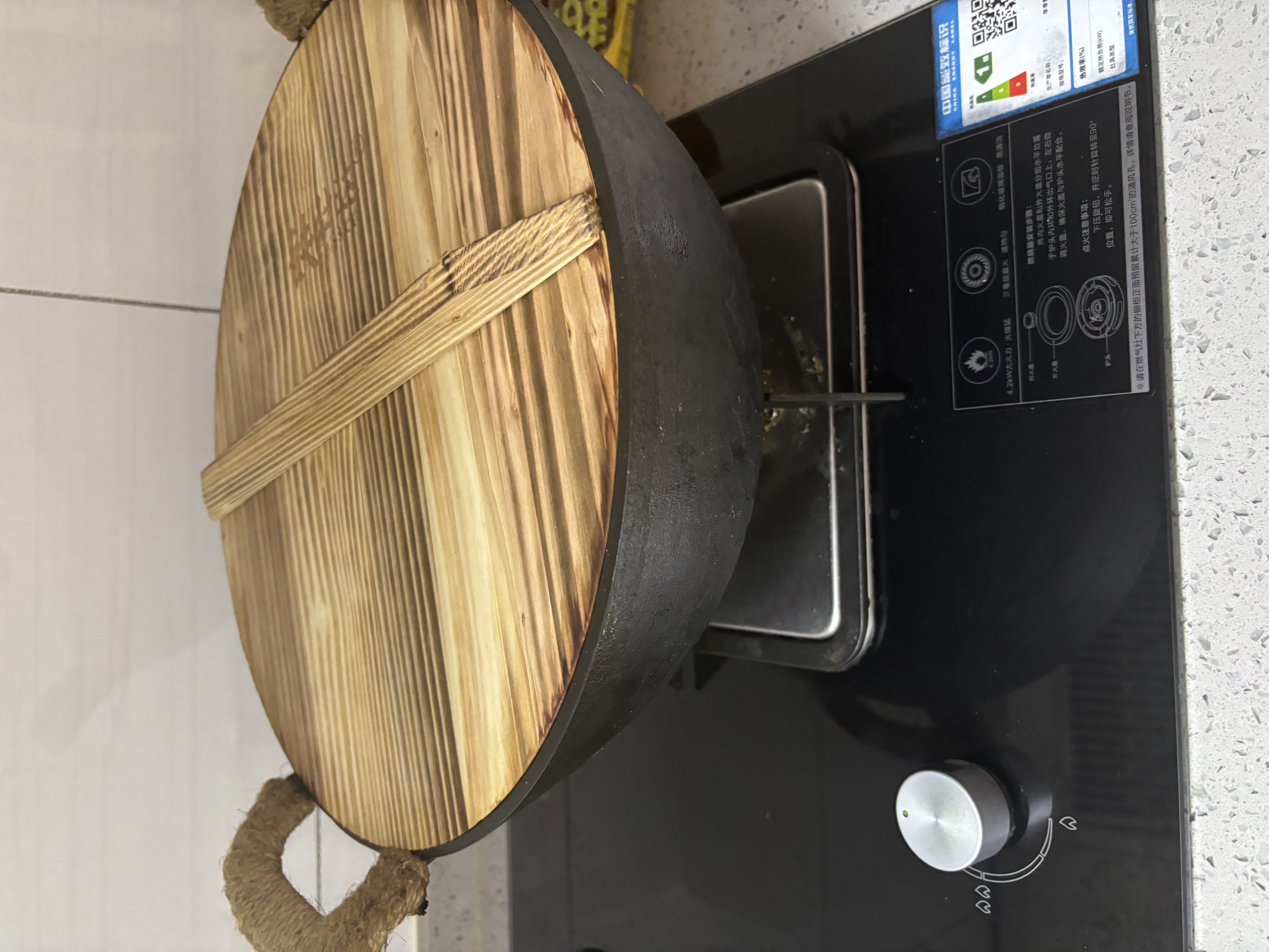 铁仕达（Telssida）加厚铁锅加深平底炒菜锅家用双耳铸铁炖炒锅不粘氮化元宝锅生铁锅 实拍图