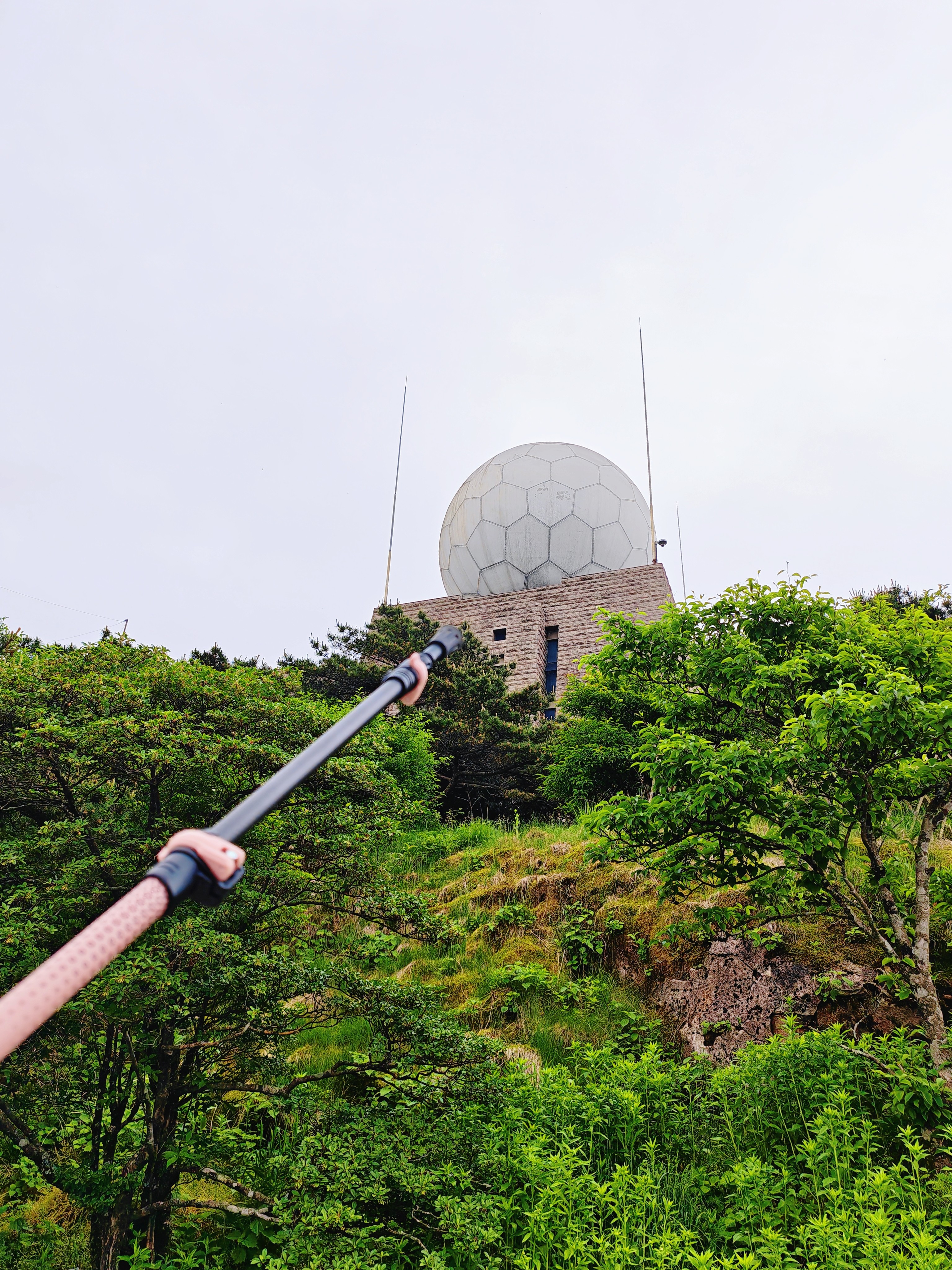 Naturehike挪客初雪EXT1登山杖碳纤维徒步手杖外锁伸缩碳素超轻户外爬山装备 实拍图