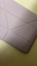 闪魔适用ipad air8/7/6保护套M4/M3通用11英寸ipad air8/7保护壳26/25/24款苹果透明亚克力紫色 实拍图