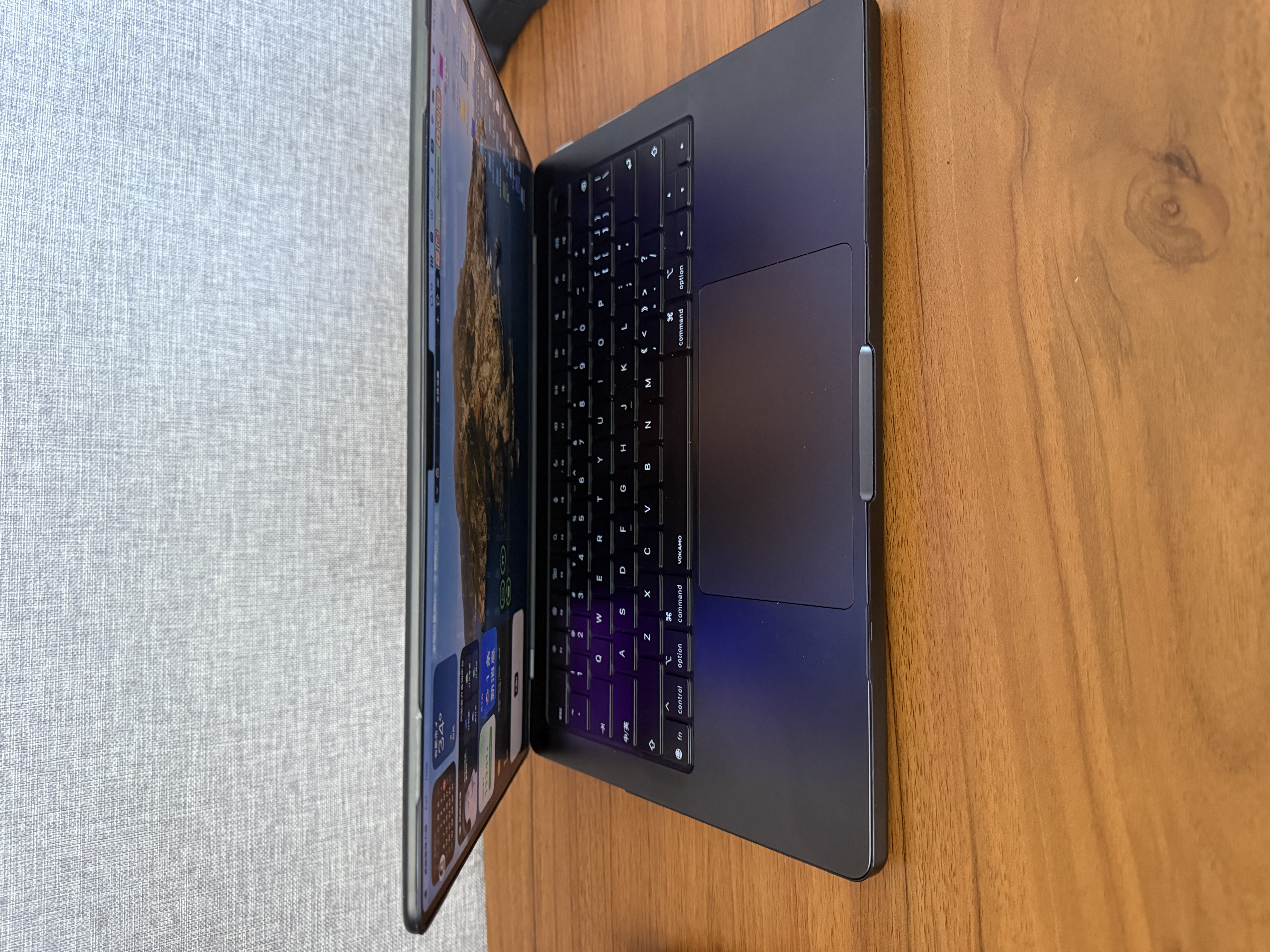 Apple/苹果AI笔记本/2025款MacBookPro14英寸M5(10+10核)32G 2T深空黑色纳米玻璃笔记本电脑Z1KK000S4 实拍图