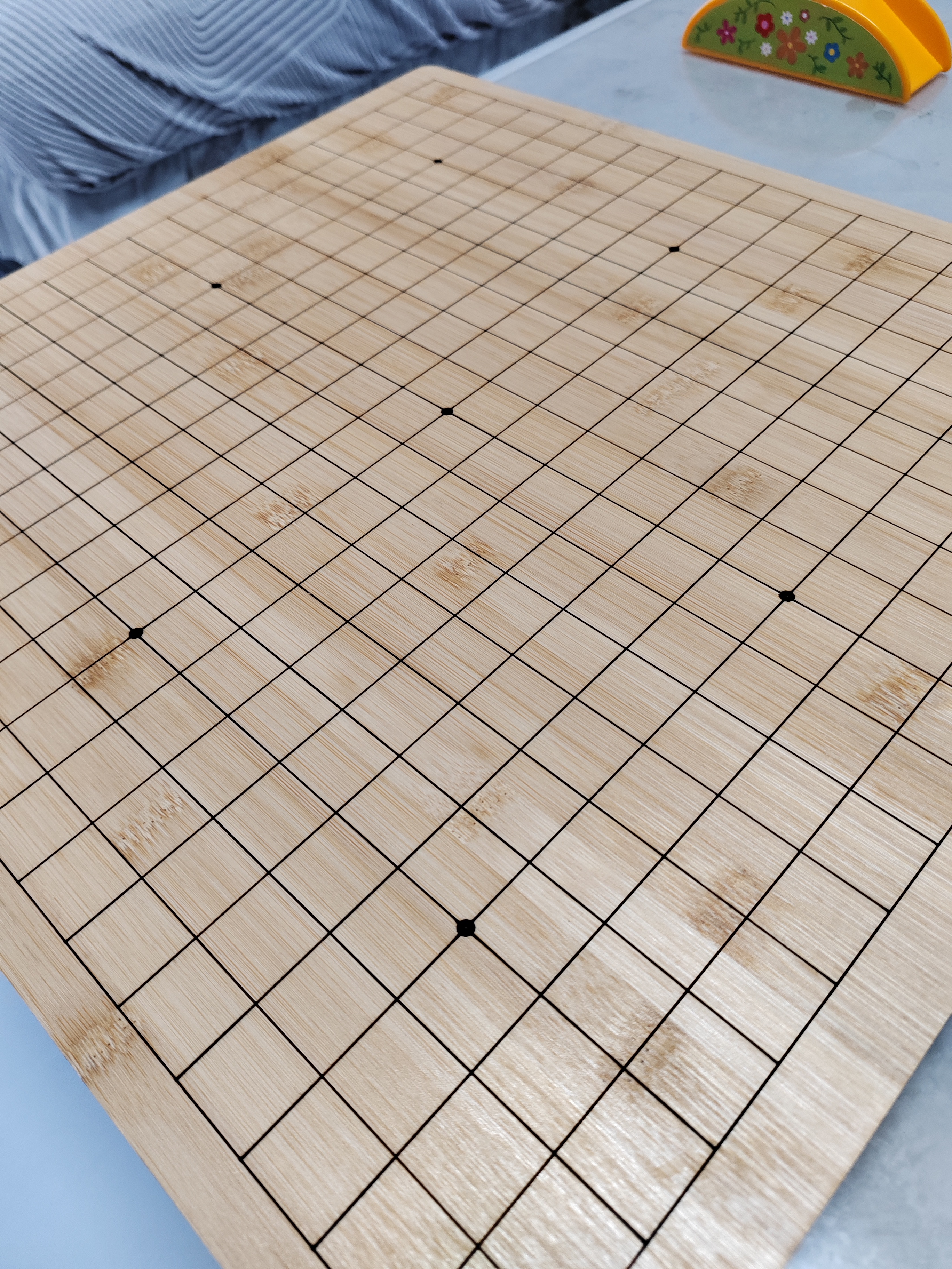 妙记围棋中国象棋五子棋三合一套装天然楠竹双面棋盘色泽光洁儿童节 实拍图