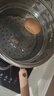 小熊（Bear）含钛陶瓷小炒锅带蒸笼 0氟涂层不粘锅炒菜锅电磁炉燃气灶24cm 实拍图